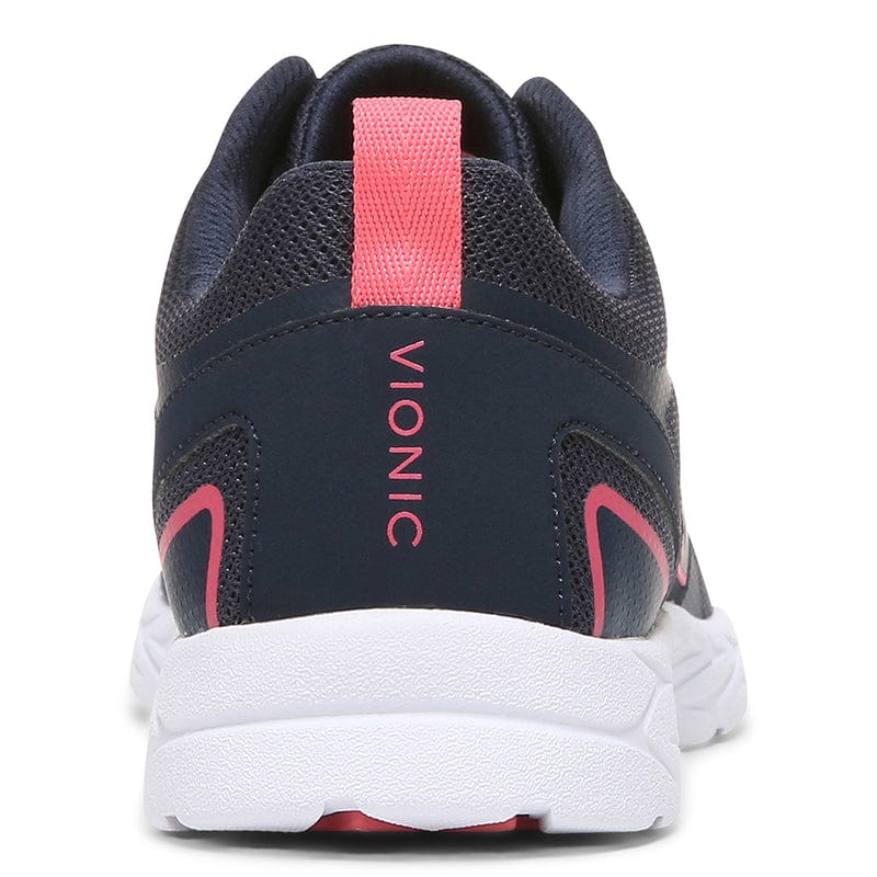 Vionic Women's Miles II Sneakers- Navy/ Pink - Image 4