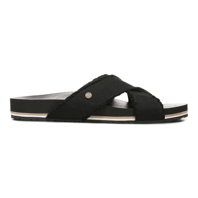 Vionic Women's Boardwalk Panama Slide Sandals- Black - Image 2