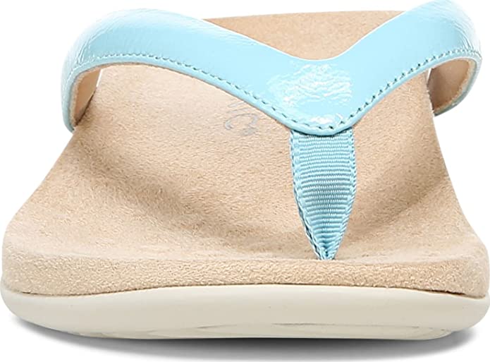 Vionic Women's Dillon Flip Flops- Porcelain Blue - Image 5