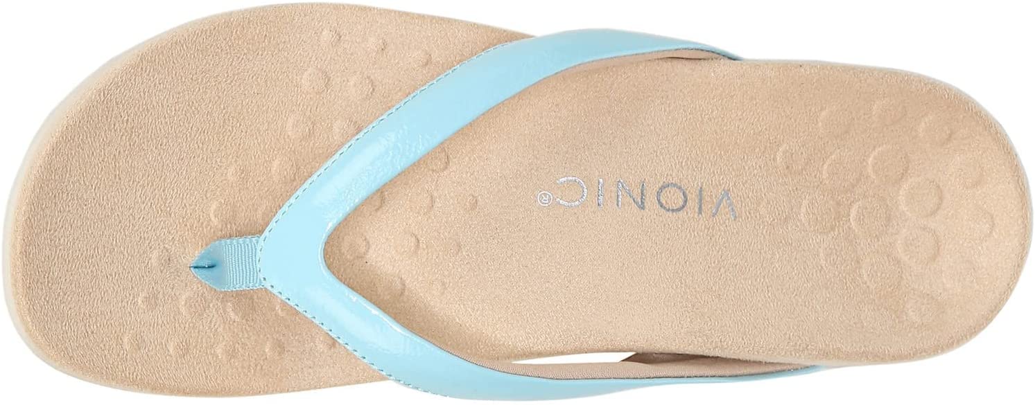 Vionic Women's Dillon Flip Flops- Porcelain Blue - Image 7