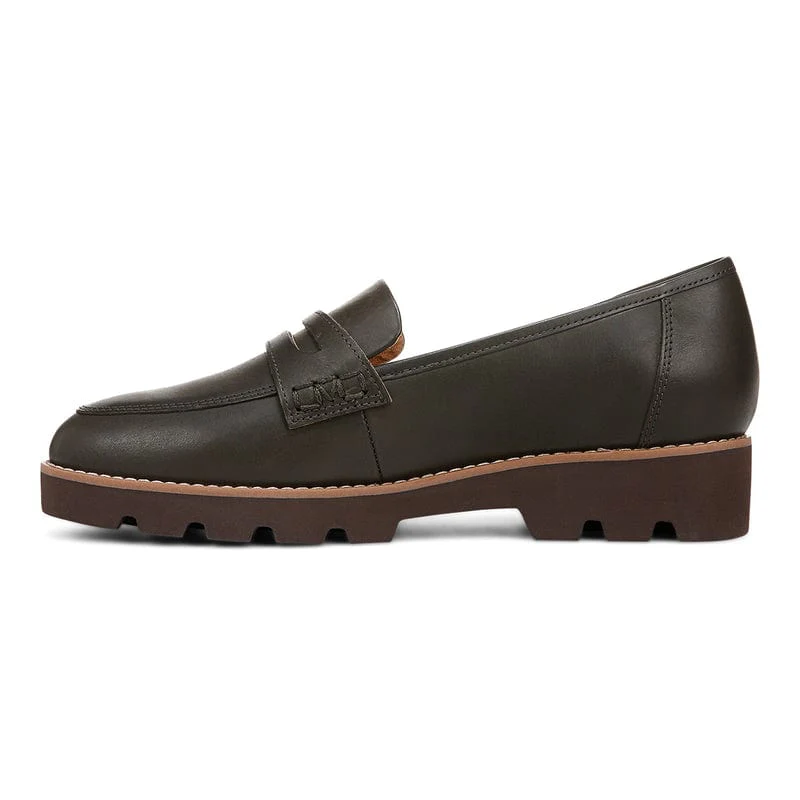 Vionic Women's Cheryl II Loafers- Dark Khaki - Image 3