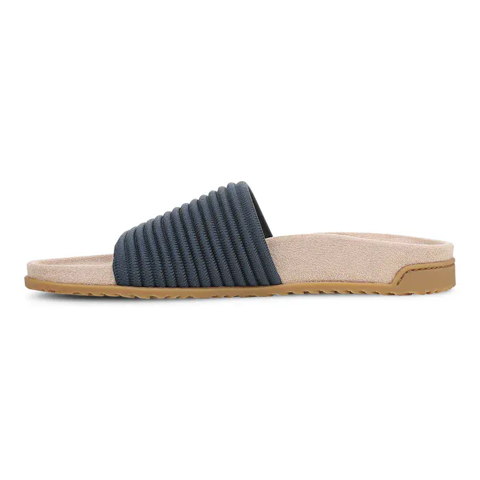 Vionic Women's Evie Knit Slide Sandals- Dark Denim - Image 3