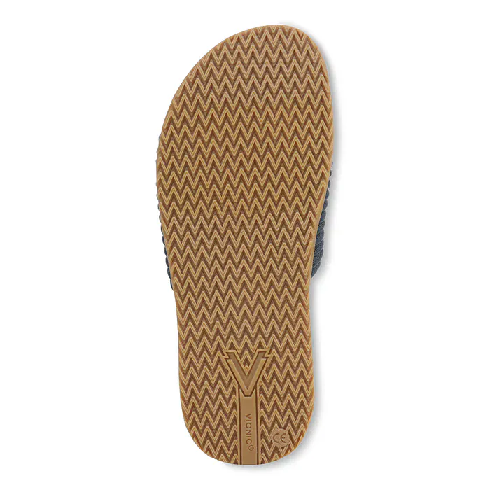Vionic Women's Evie Knit Slide Sandals- Dark Denim - Image 7