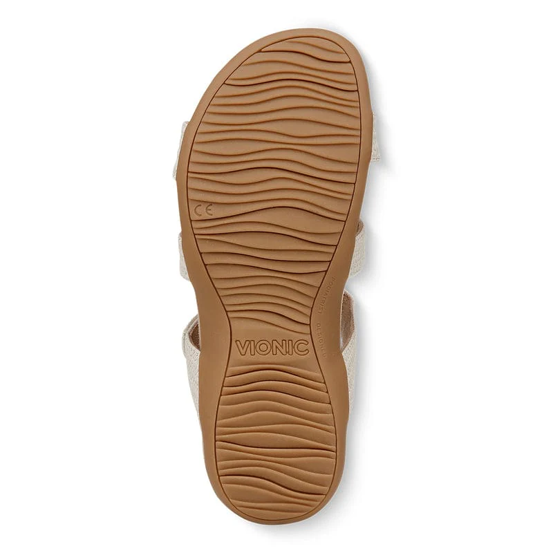 Vionic Women's Amber Sandals- Cream/ Pearl - Image 5