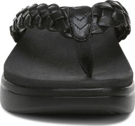 Vionic Women's Kenji Platform Flip Flops- Black - Image 4