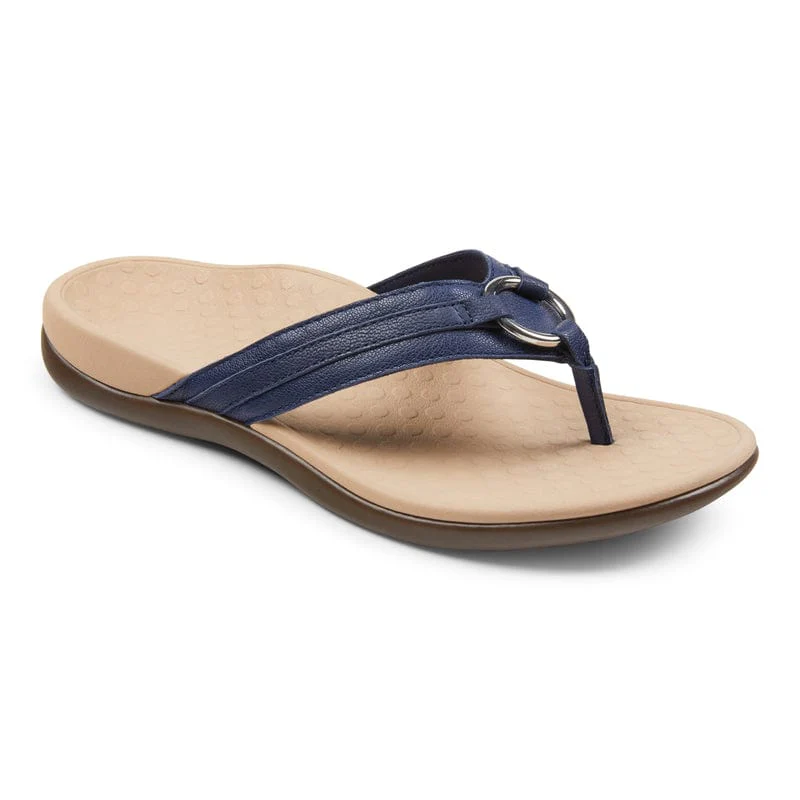 Vionic Women's Aloe Flip Flops- Navy