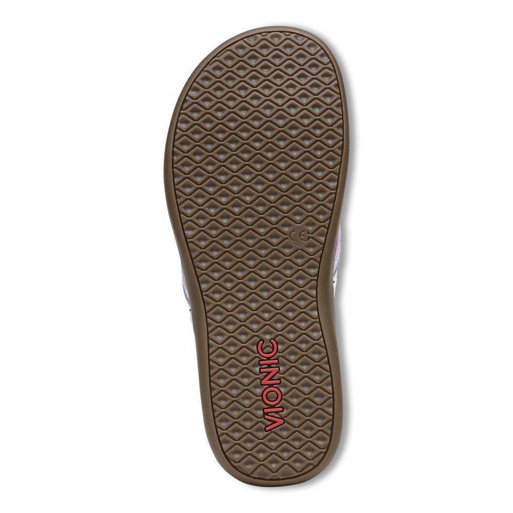 Vionic Women's Casandra Flip Flops- White Patent - Image 4