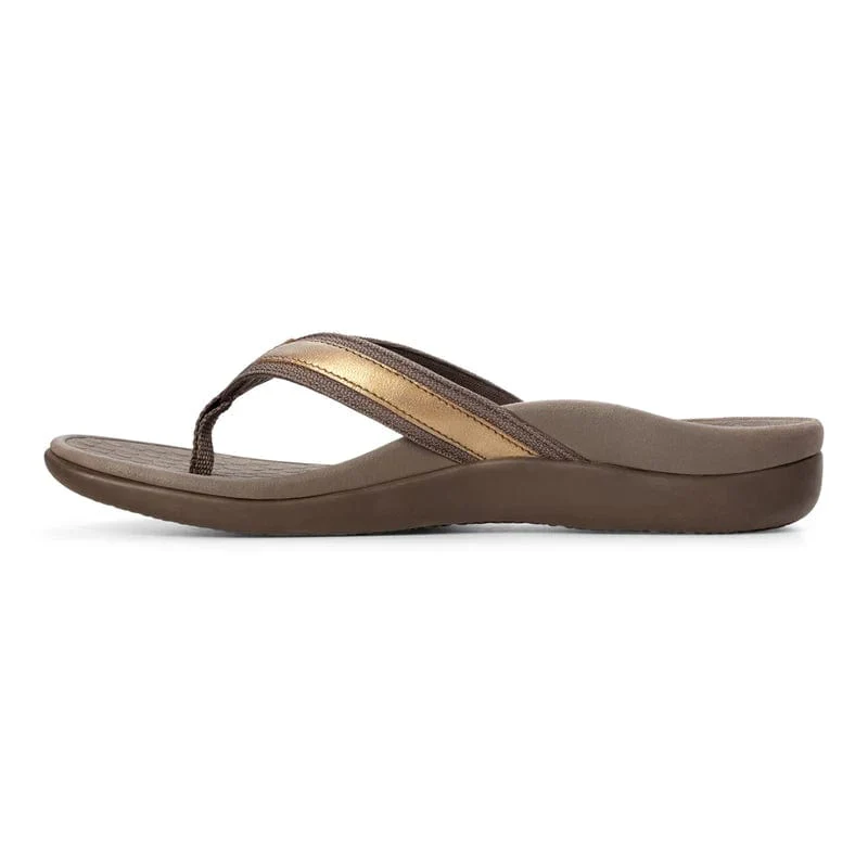 Vionic Women's Tide II Flip Flops- Bronze - Image 3