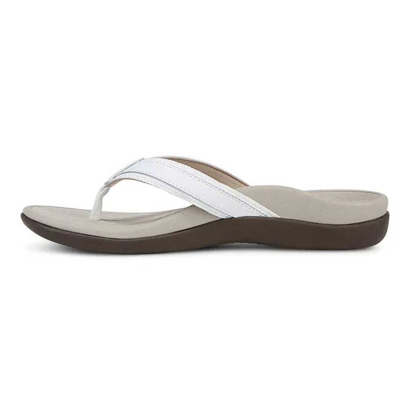 Vionic Women's Tide II Flip Flops- White - Image 3