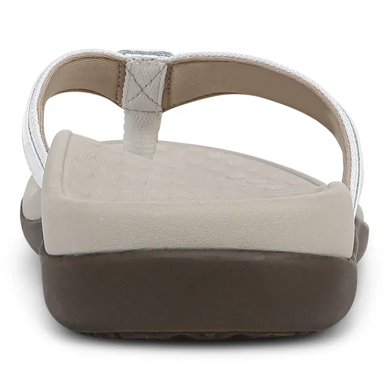 Vionic Women's Tide II Flip Flops- White - Image 4