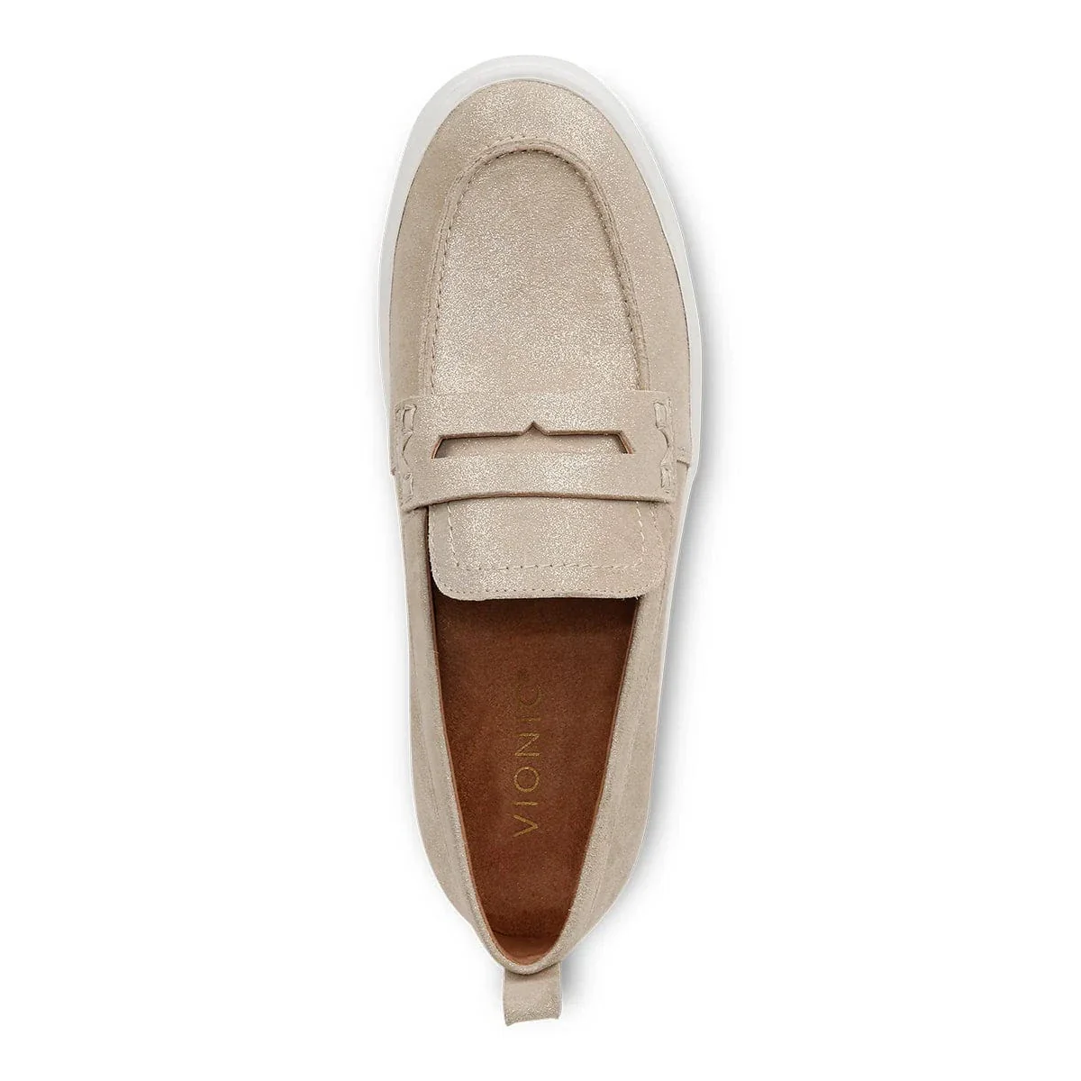 Vionic Women's Uptown IV Loafers- Gold - Image 5