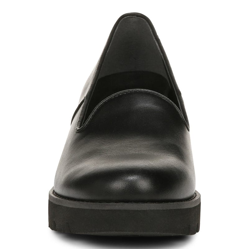 Vionic Women's Willa Wedge Loafers- Black Leather - Image 4