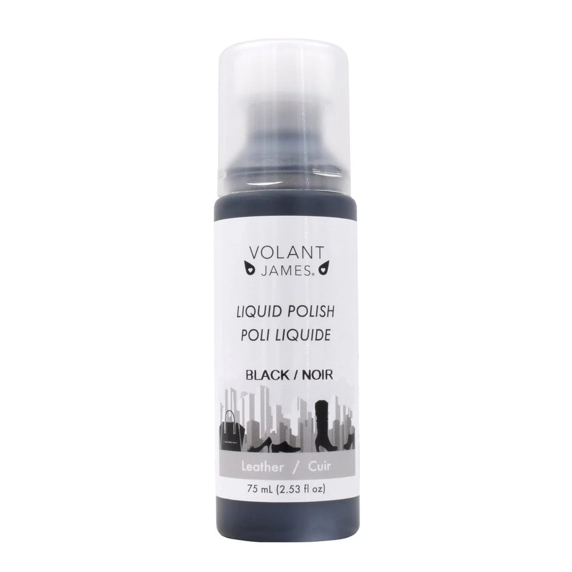 Volant James Liquid Polish 75ml - Black