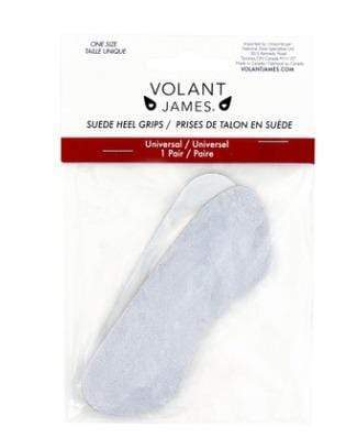 Volant James Suede Heel Grips - Grey (1 Pair)