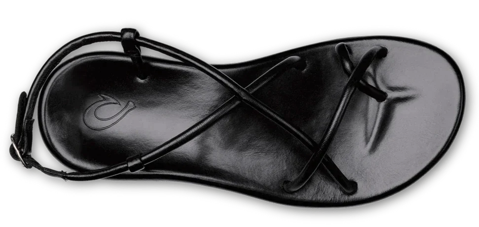 OluKai Women’s Waiau Slingback Sandals- Black - Image 4