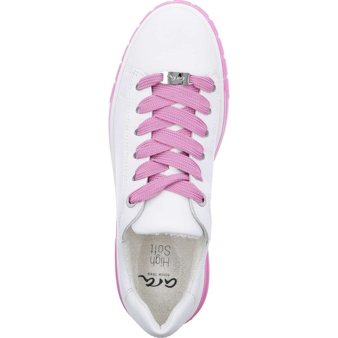 Ara Women's Florence Sneakers- Weiss/ Pink - Image 3