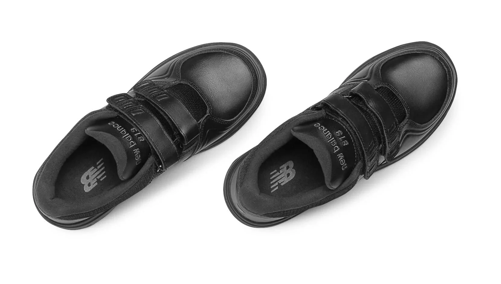 New Balance Women's 813 Velcro Walking Shoes- Black - Image 4