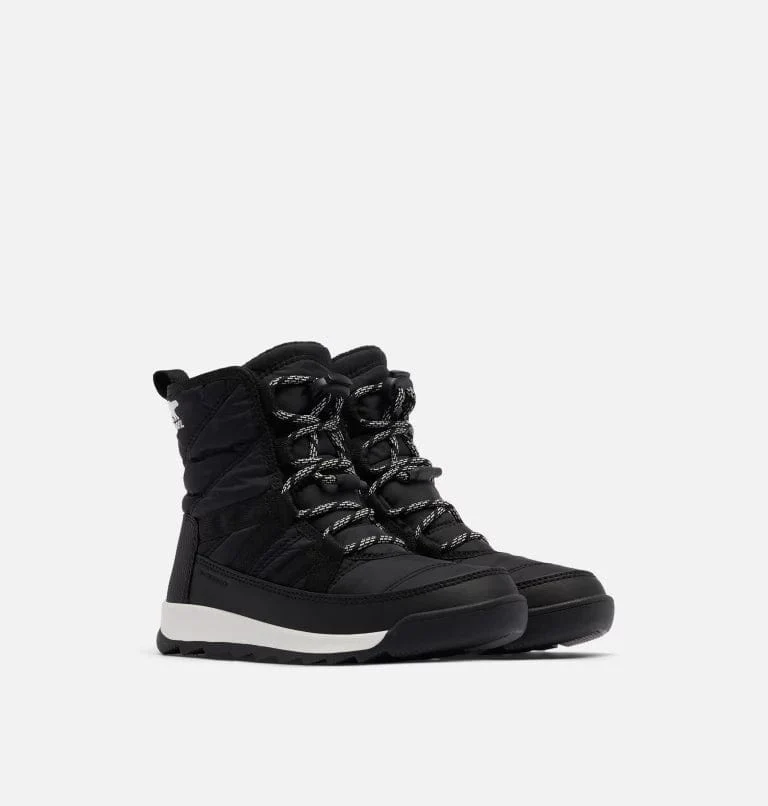 Sorel Kids Whitney ll Short Lace Waterproof Boots- Black - Image 7